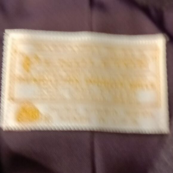 Vintage Pendleton Purple Wool Cropped Boxy Blazer 2 Piece Pant Suit Sz 8 - Picture 11 of 12